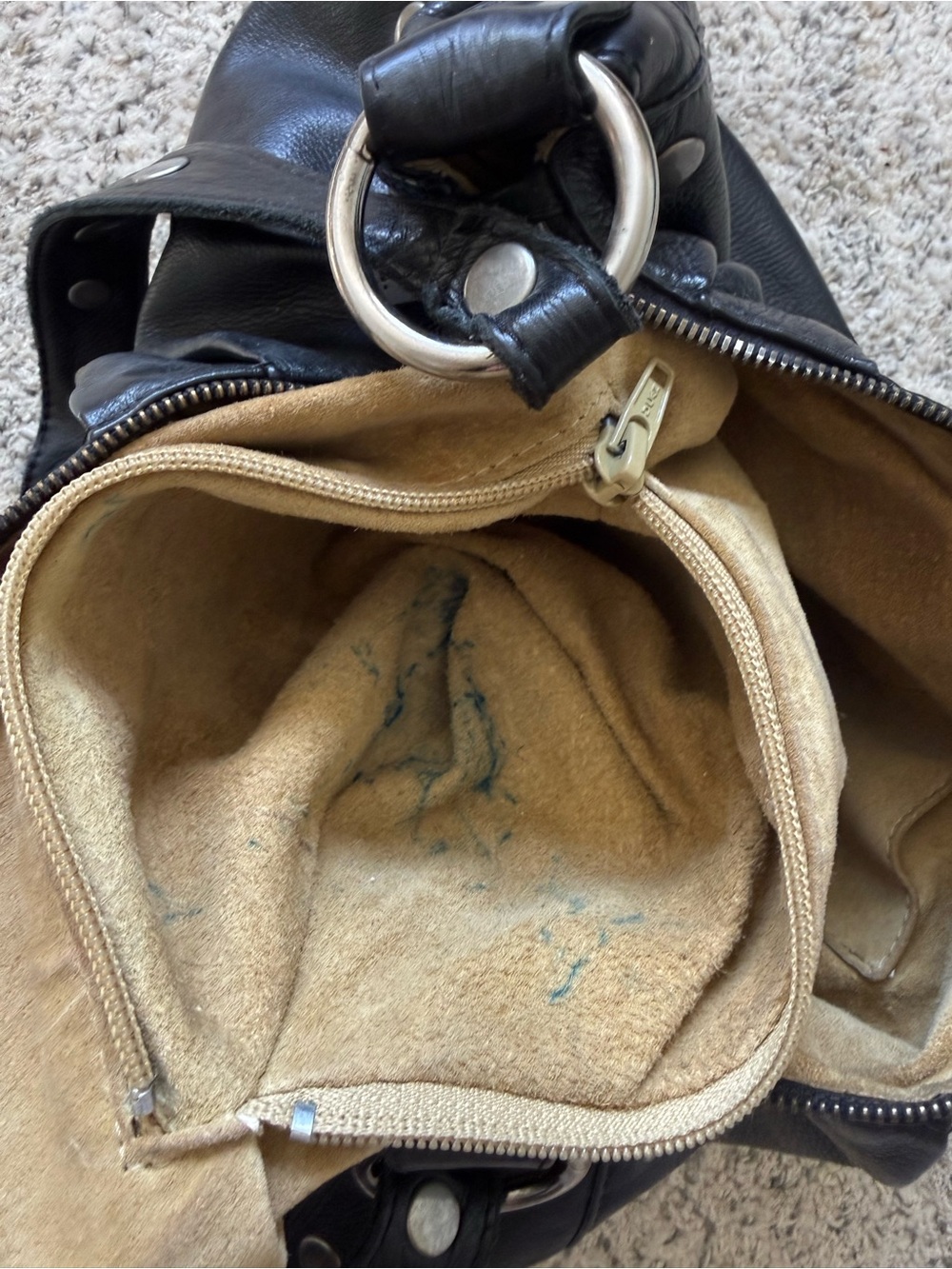 Hammitt studded hobo style with adjustable strap - Picture 6 of 12